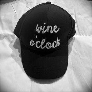 Wine o’clock baseball cap NWT